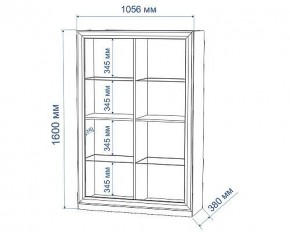 Шкаф-витрина Нобиле ШВтН ФСД-ФСД в Челябинске - chelyabinsk.mebel24.online | фото 2