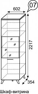 Шкаф-витрина София 7 в Челябинске - chelyabinsk.mebel24.online | фото 3