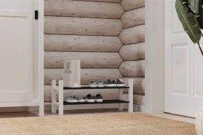 Скамья 85х37 Кантри для обуви белая в Челябинске - chelyabinsk.mebel24.online | фото 4