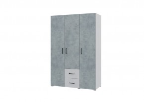 Спальный гарнитур VICTOR (модульный) Белый-Бетон в Челябинске - chelyabinsk.mebel24.online | фото 6