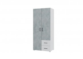 Спальный гарнитур VICTOR (модульный) Белый-Бетон в Челябинске - chelyabinsk.mebel24.online | фото 8
