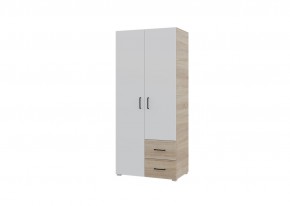 Спальный гарнитур VICTOR (модульный) Сонома-Белый в Челябинске - chelyabinsk.mebel24.online | фото 8