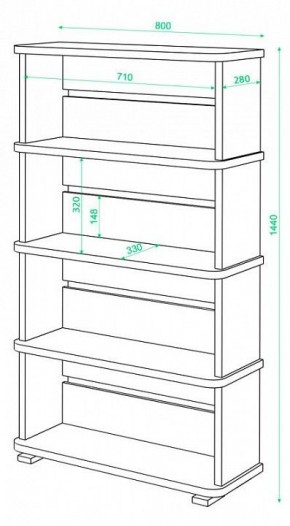 Стеллаж Б-25/4 в Челябинске - chelyabinsk.mebel24.online | фото 2