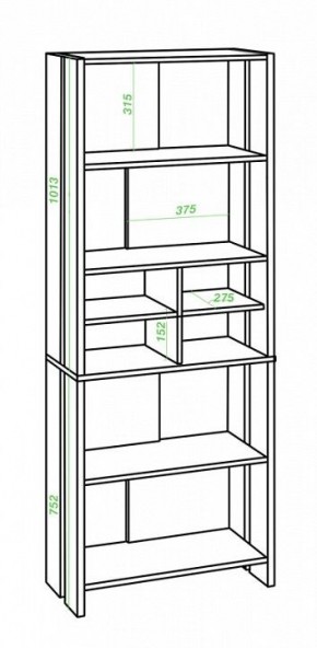 Стеллаж Домино Lite СТЛ-ОВХ в Челябинске - chelyabinsk.mebel24.online | фото 2