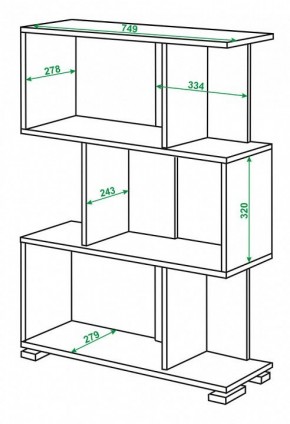 Стеллаж Домино нельсон СЛ-5-3 в Челябинске - chelyabinsk.mebel24.online | фото 2