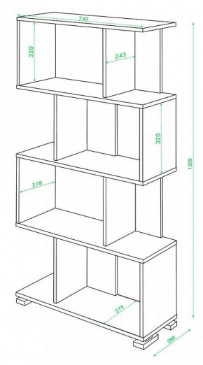 Стеллаж Домино нельсон СЛ-5-4 в Челябинске - chelyabinsk.mebel24.online | фото 2