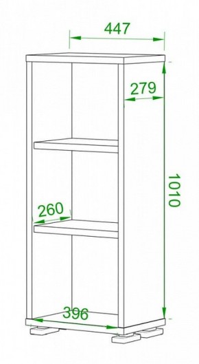 Стеллаж Домино ПУ-10-1 в Челябинске - chelyabinsk.mebel24.online | фото 2