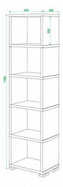 Стеллаж Домино СБ-15/5 в Челябинске - chelyabinsk.mebel24.online | фото 2