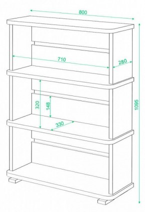 Стеллаж Домино СБ-25/3 в Челябинске - chelyabinsk.mebel24.online | фото 3