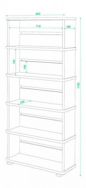Стеллаж Домино СБ-25/5 в Челябинске - chelyabinsk.mebel24.online | фото 2