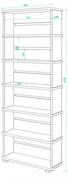 Стеллаж Домино СБ-25/6 в Челябинске - chelyabinsk.mebel24.online | фото 2