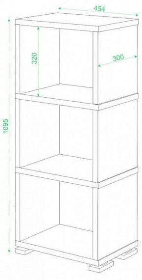 Стеллаж-колонка Домино Лайт СБ-15/3 в Челябинске - chelyabinsk.mebel24.online | фото 2