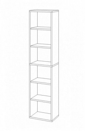 Стеллаж-колонка Домино СУ(ш1в2) в Челябинске - chelyabinsk.mebel24.online | фото 3