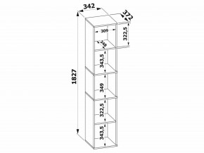 Стеллаж-колонка СТ-9 в Челябинске - chelyabinsk.mebel24.online | фото 3