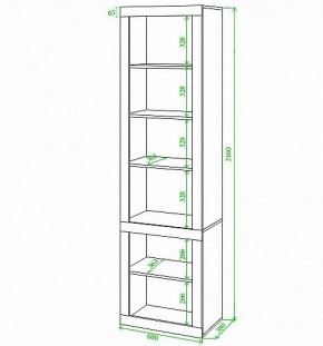 Стеллаж комбинированный Toivo ВтВ в Челябинске - chelyabinsk.mebel24.online | фото 2