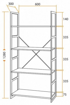 Стеллаж WS-01 в Челябинске - chelyabinsk.mebel24.online | фото