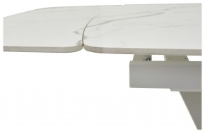 Стол ALATRI 120 GLOSS STATUARIO WHITE SOLID CERAMIC / WHITE, ®DISAUR в Челябинске - chelyabinsk.mebel24.online | фото 3