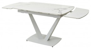 Стол ALATRI 120 GLOSS STATUARIO WHITE SOLID CERAMIC / WHITE, ®DISAUR в Челябинске - chelyabinsk.mebel24.online | фото 9
