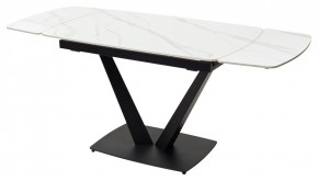 Стол ALATRI 120 MATT WHITE MARBLE SOLID CERAMIC / BLACK, ®DISAUR в Челябинске - chelyabinsk.mebel24.online | фото 10