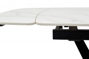 Стол ALATRI 120 MATT WHITE MARBLE SOLID CERAMIC / BLACK, ®DISAUR в Челябинске - chelyabinsk.mebel24.online | фото 5