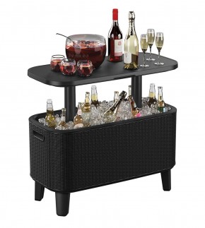 Стол Беви Бар (Bevy Bar Large Cool Bar), графит в Челябинске - chelyabinsk.mebel24.online | фото 3