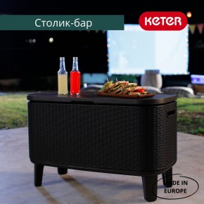 Стол Беви Бар (Bevy Bar Large Cool Bar), графит в Челябинске - chelyabinsk.mebel24.online | фото 4