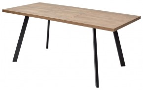 Стол BRICK M 140 Дуб Канзас/ Черный М-City в Челябинске - chelyabinsk.mebel24.online | фото 1