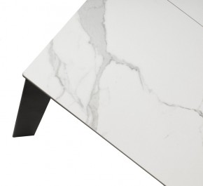 Стол CORNER 120 HIGH GLOSS STATUARIO керамика, стекло/ черный каркас, ®DISAUR в Челябинске - chelyabinsk.mebel24.online | фото 8