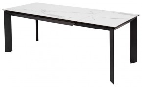 Стол CREMONA 140 MATTE STATUARIO Белый мрамор матовый, керамика/ черный каркас, ®DISAUR в Челябинске - chelyabinsk.mebel24.online | фото 5