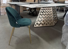 Стол ENNA 220 KL-188 Контрастный мрамор матовый, итальянская керамика/ каркас цвета шампань, ®DISAUR в Челябинске - chelyabinsk.mebel24.online | фото 7