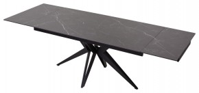 Стол FORIO 160 MATT BLACK MARBLE SOLID CERAMIC / BLACK, ®DISAUR в Челябинске - chelyabinsk.mebel24.online | фото 5