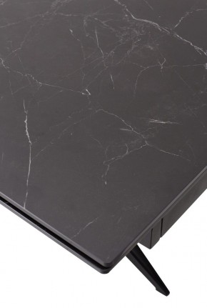 Стол FORIO 160 MATT BLACK MARBLE SOLID CERAMIC / BLACK, ®DISAUR в Челябинске - chelyabinsk.mebel24.online | фото 9