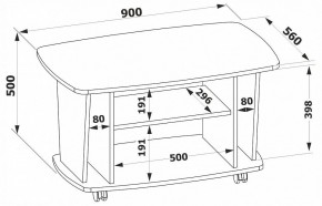 Стол журнальный СЖ-3 в Челябинске - chelyabinsk.mebel24.online | фото 3
