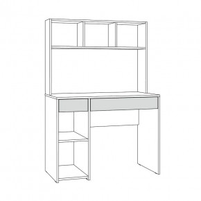 Стол компьютерный 12.77 F Комфорт (Дуб Золотой CRAFT) в Челябинске - chelyabinsk.mebel24.online | фото 2