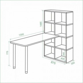 Стол компьютерный Bartolo в Челябинске - chelyabinsk.mebel24.online | фото 3