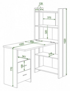 Стол компьютерный Домино Lite СТЛ-ОВ+С100Р в Челябинске - chelyabinsk.mebel24.online | фото 2