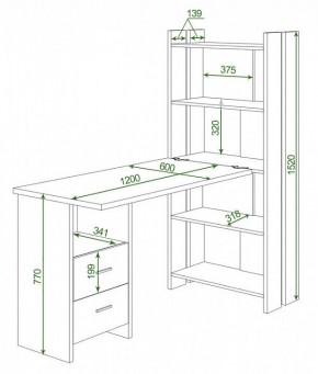 Стол компьютерный Домино Lite СТЛ-ОВ+С120Р в Челябинске - chelyabinsk.mebel24.online | фото 2