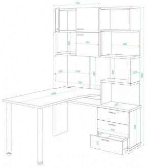 Стол компьютерный Домино нельсон СР-500М/190 в Челябинске - chelyabinsk.mebel24.online | фото 2