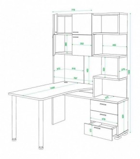 Стол компьютерный Домино нельсон СР-500М140 в Челябинске - chelyabinsk.mebel24.online | фото 3