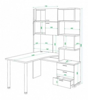 Стол компьютерный Домино нельсон СР-500М140 в Челябинске - chelyabinsk.mebel24.online | фото 3