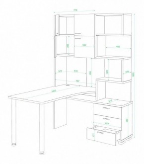 Стол компьютерный Домино нельсон СР-500М160 в Челябинске - chelyabinsk.mebel24.online | фото 3