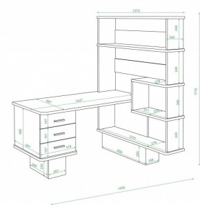 Стол компьютерный Домино нельсон СР-520 в Челябинске - chelyabinsk.mebel24.online | фото 2