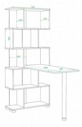 Стол компьютерный Домино СЛ-5СТ в Челябинске - chelyabinsk.mebel24.online | фото 2