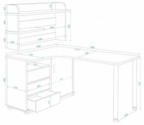 Стол компьютерный Домино СР-145М в Челябинске - chelyabinsk.mebel24.online | фото 3