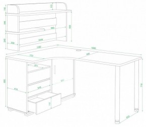 Стол компьютерный Домино СР-145М в Челябинске - chelyabinsk.mebel24.online | фото 2