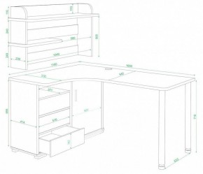 Стол компьютерный Домино СР-145М в Челябинске - chelyabinsk.mebel24.online | фото 2
