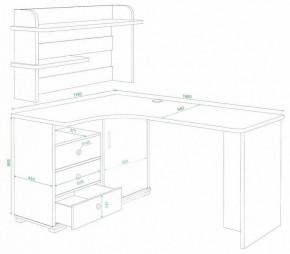 Стол компьютерный Домино СР-165 в Челябинске - chelyabinsk.mebel24.online | фото 2