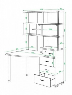 Стол компьютерный Домино СР-320 в Челябинске - chelyabinsk.mebel24.online | фото 5