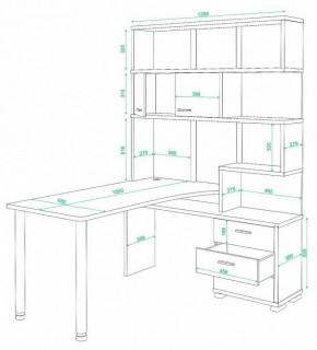 Стол компьютерный Домино СР-420/150 в Челябинске - chelyabinsk.mebel24.online | фото 2