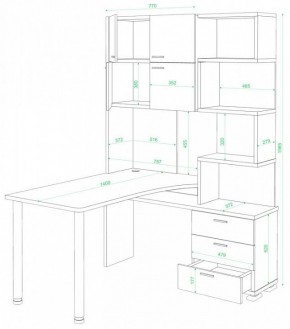 Стол компьютерный Домино СР-500М/140 в Челябинске - chelyabinsk.mebel24.online | фото 2